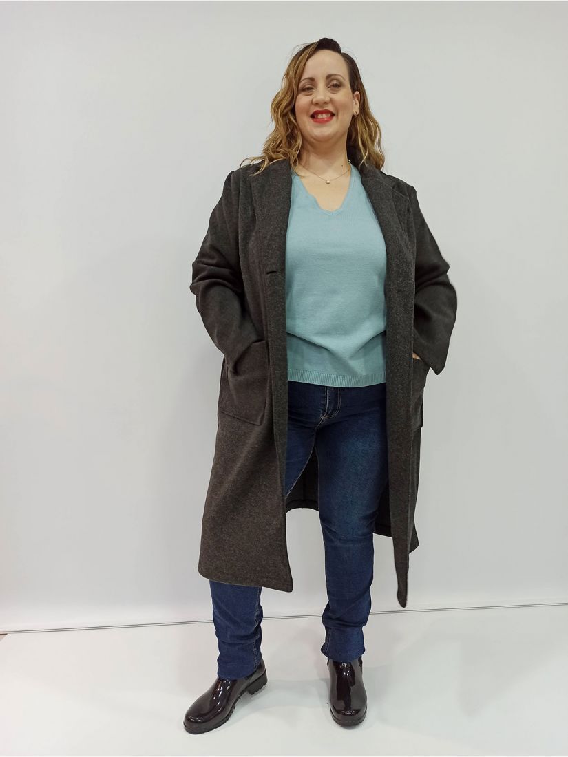 Παντελόνι τζιν ελληνικής ραφής με ξεβάματα μπλε