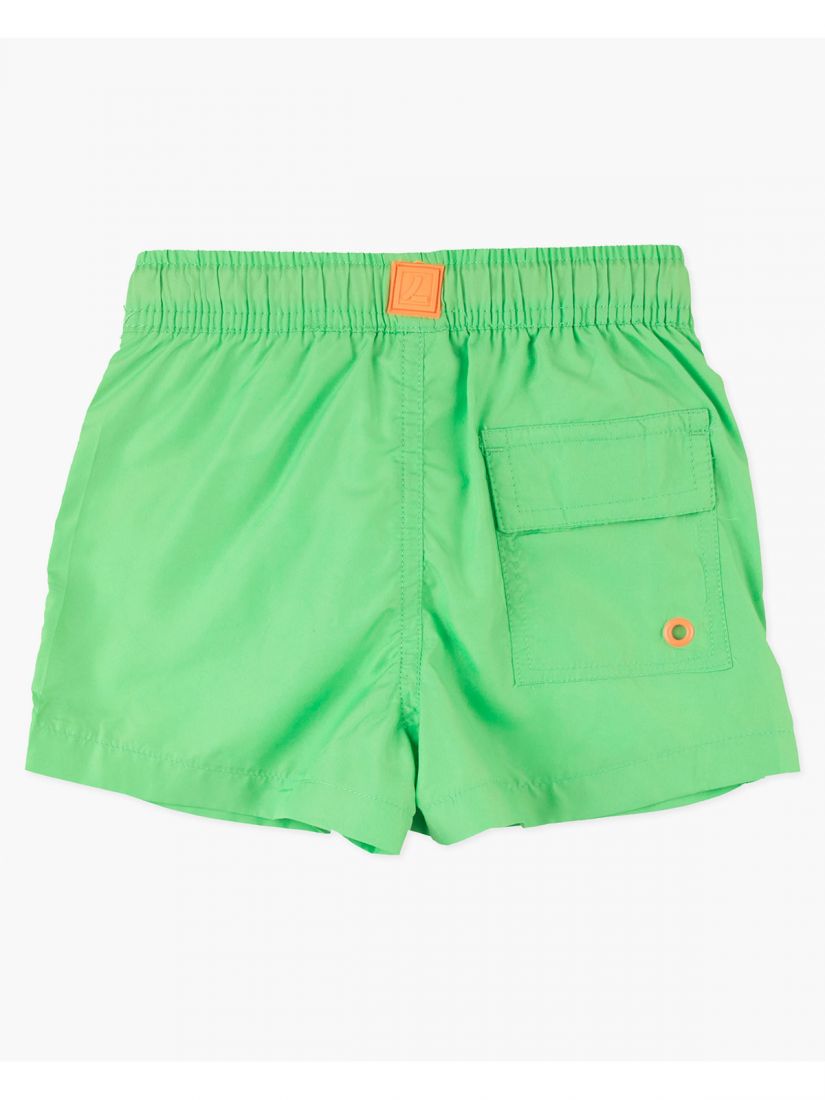 Μαγιό βερμούδα fluo print και τσέπες  λαχανί
