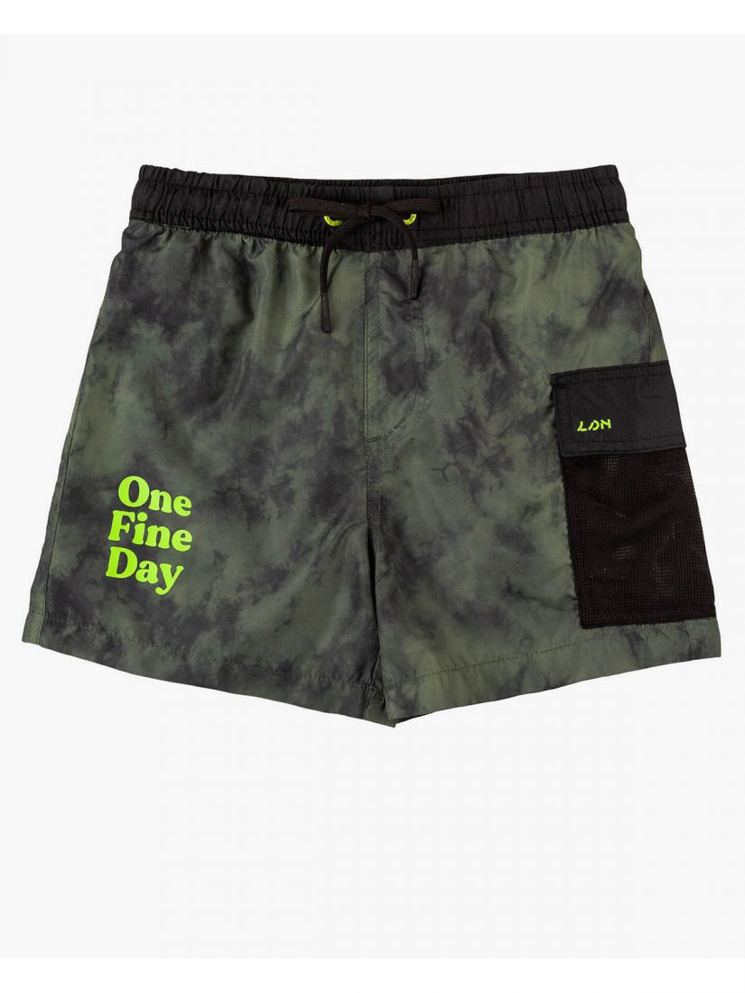 Μαγιό με δέσιμο one fine day χακί