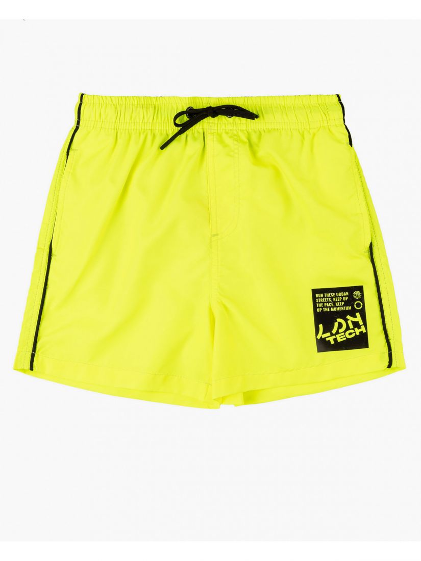 Μαγιό βερμούδα με ρίγα στο πλάι και τσέπες λάιμ