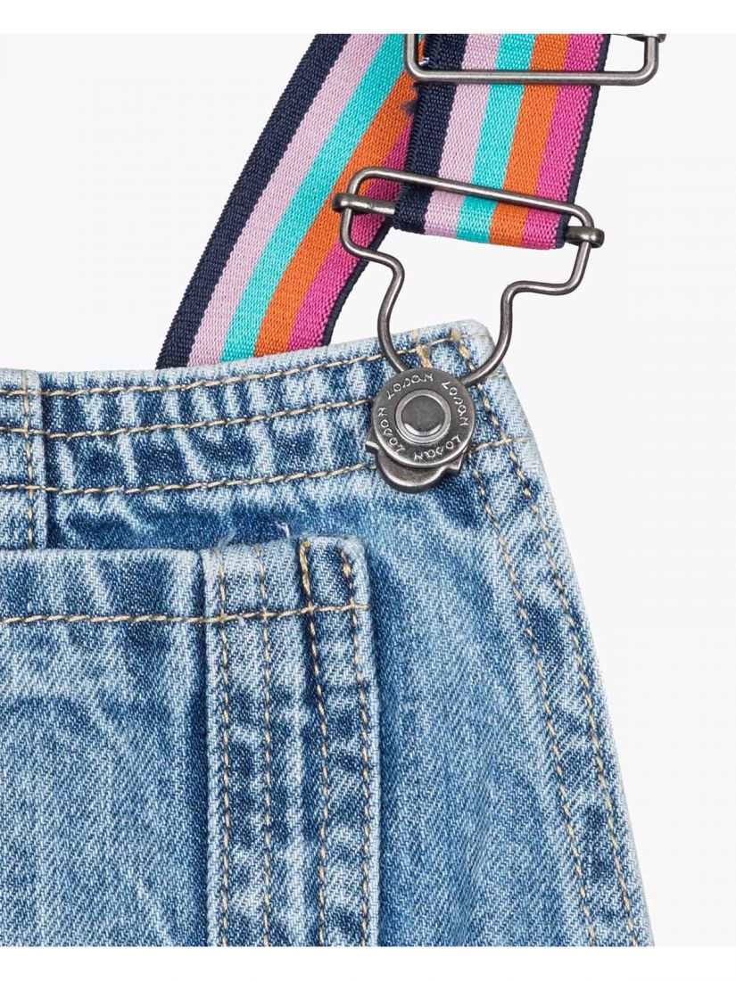 Σαλοπέτα τζιν με τσέπες και ξέφτια στο τελείωμα γαλάζιο