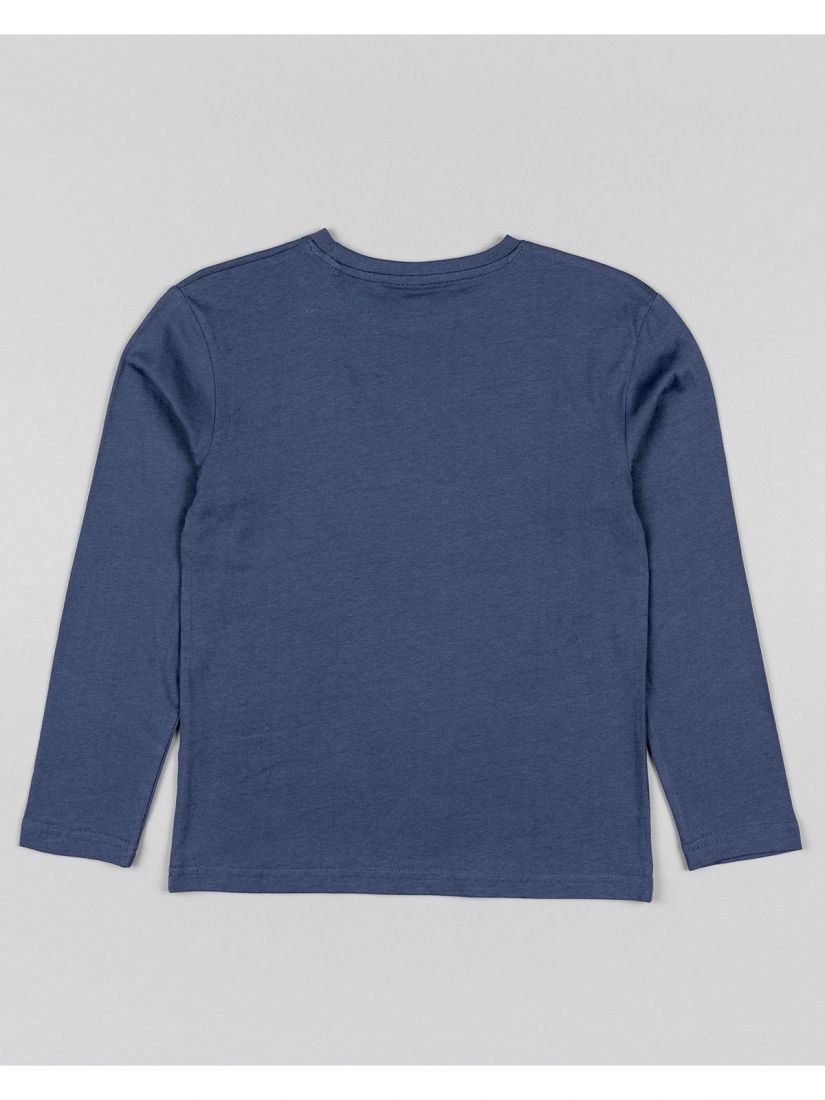 Μπλούζα μακό μακρυμάνικη για αγόρι μπλε