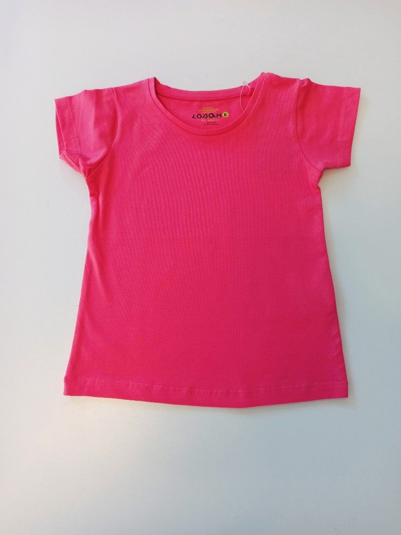 Μπλούζα βαμβακερή ελαστική κοντομάνικη κοραλί