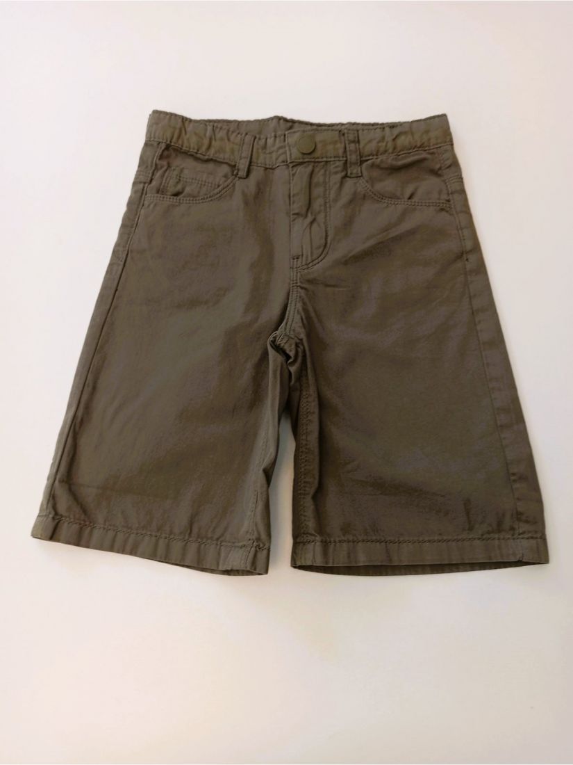 Σετ μπλούζα μαρινιέρα και βερμούδα τύπου τζιν μονόχρωμη λεπτή μπλε