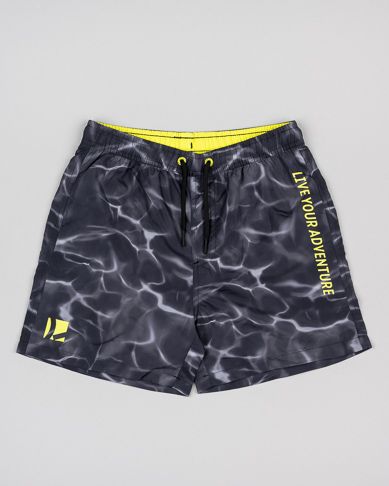 Μαγιό βερμούδα Losan Try με λάστιχο και κορδόνια   μαύρο