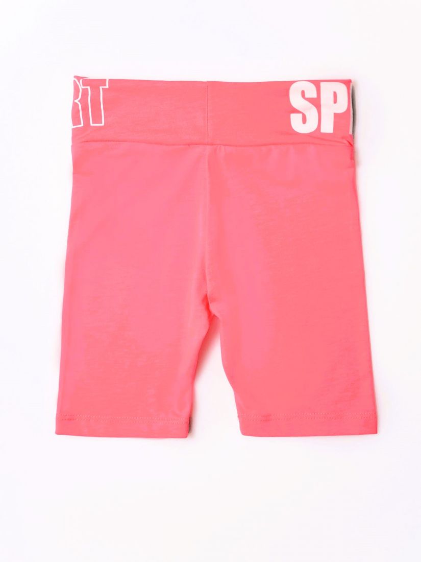 Ποδηλατικό κολάν μονόχρωμο με μπάσκα ελληνικής ραφής φούξια