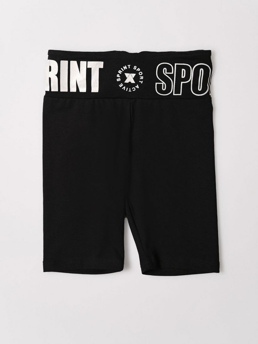 Ποδηλατικό κολάν μονόχρωμο με μπάσκα ελληνικής ραφής μαύρο