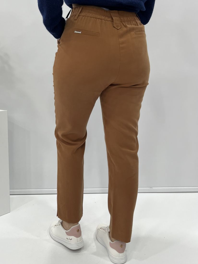 Παντελόνι κούπρο ζωνάκι και λάστιχο πίσω εκάι