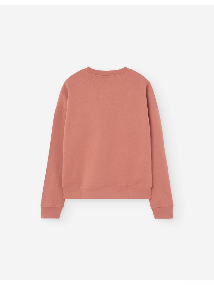 Φούτερ μπλούζα λεπτή με print 'believe in the magic' peach