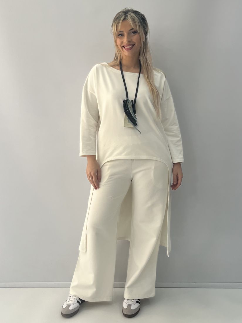 Τουνίκ Φούτερ Ελληνικής ραφής εκρού