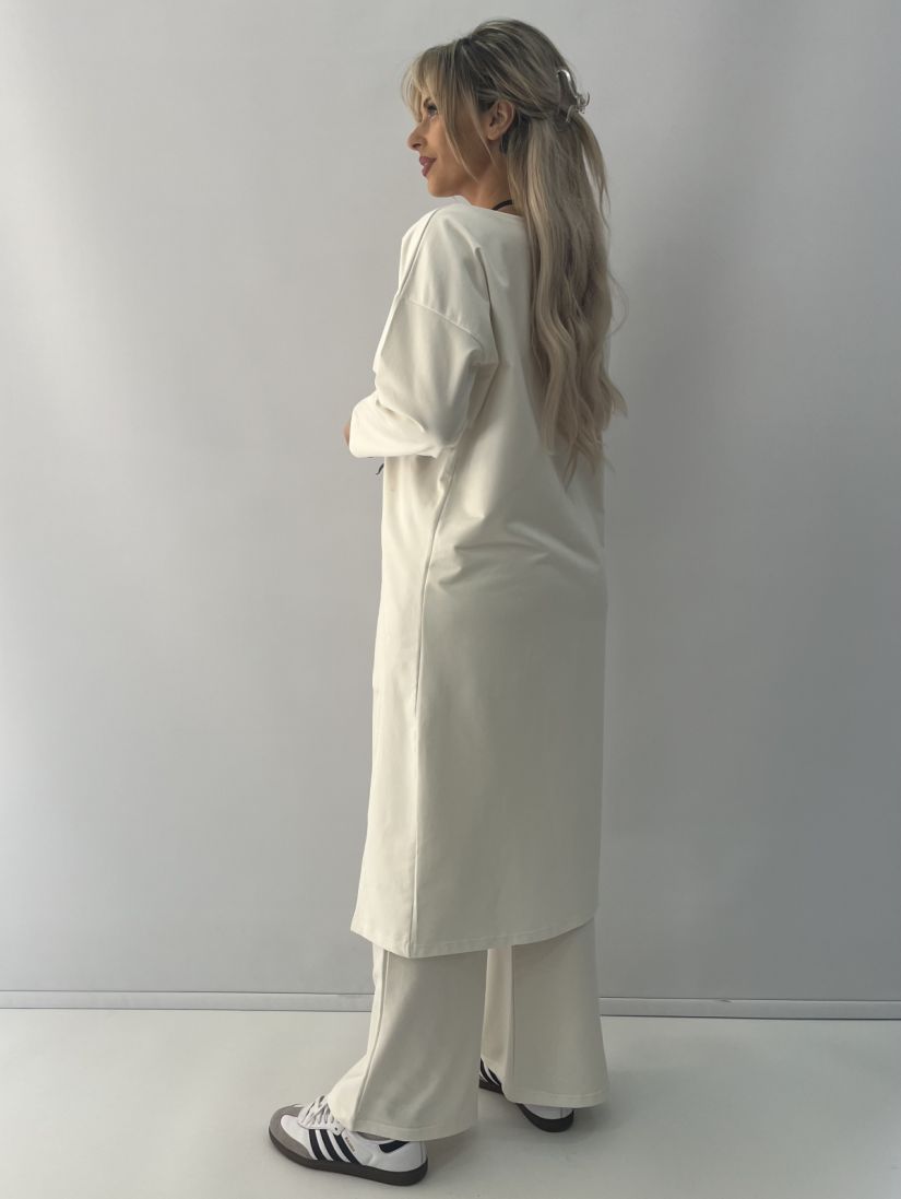 Τουνίκ Φούτερ Ελληνικής ραφής εκρού