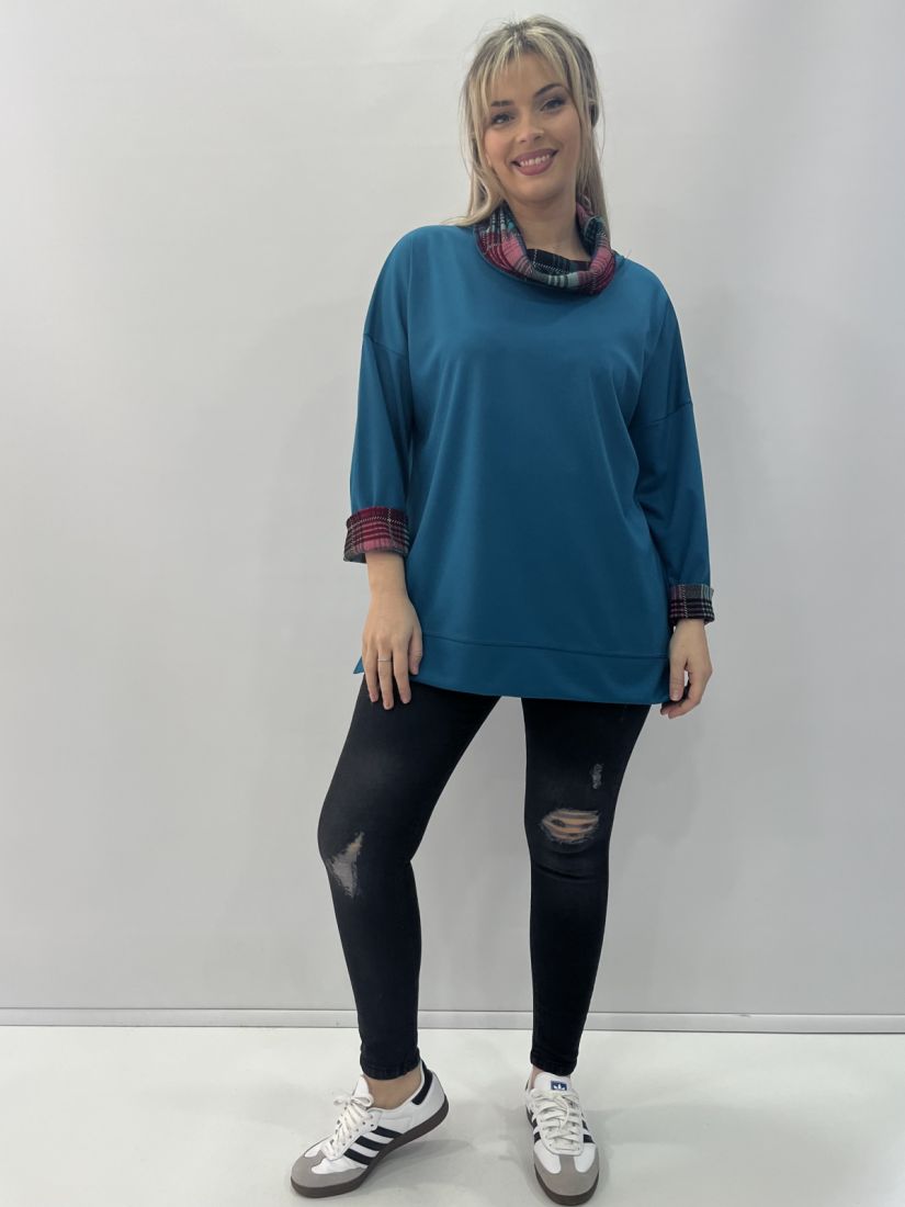 Jean σε στενή γραμμή με σκισίματα  μαύρο