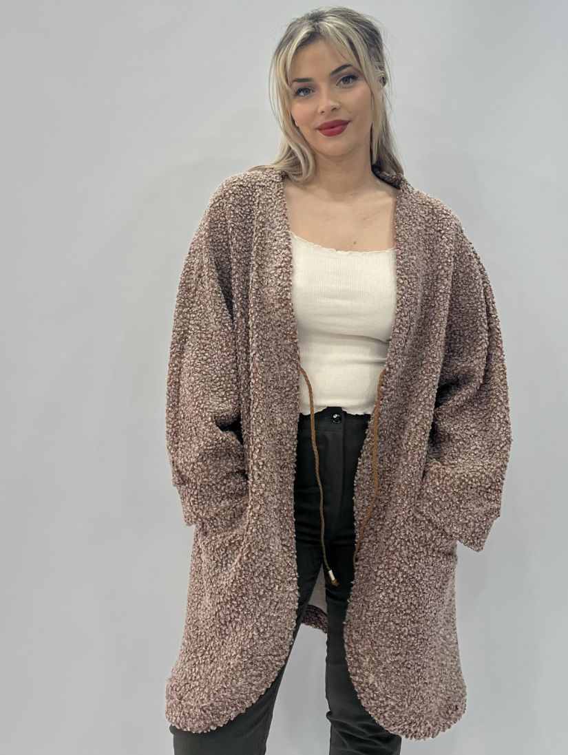 Ζακέτα boho μπουκλέ εκάι