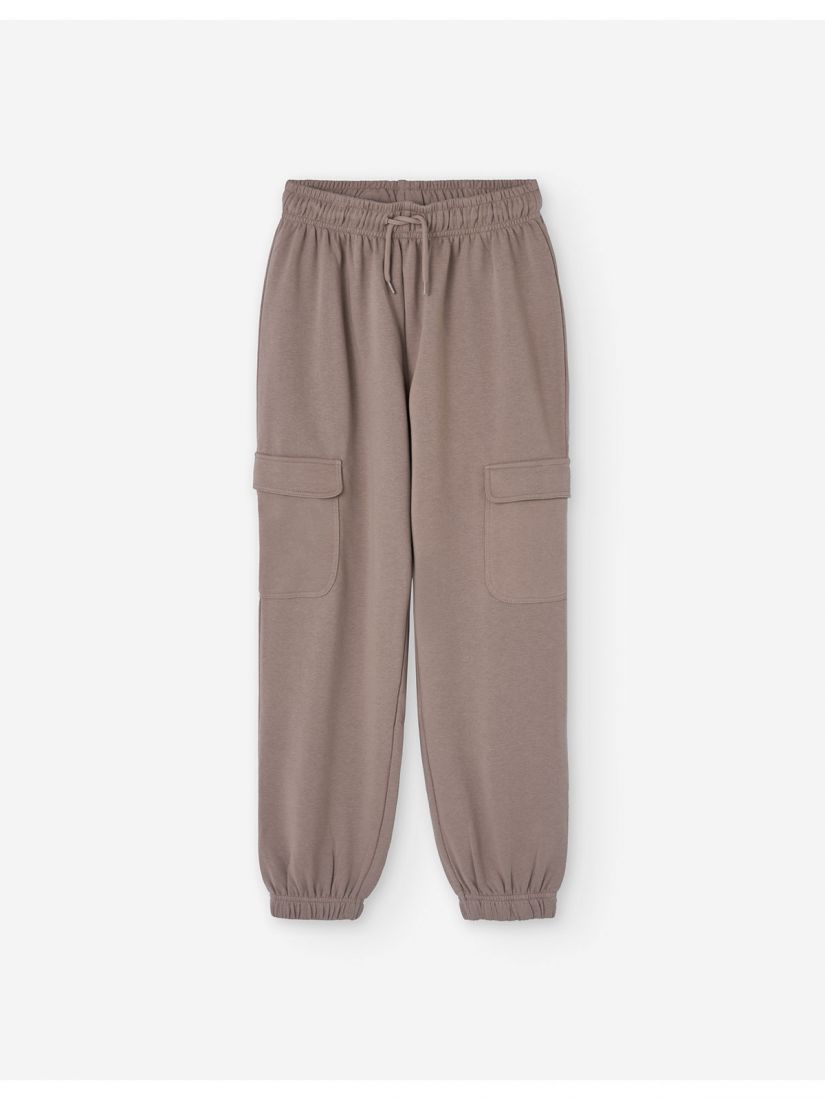Παντελόνι φόρμας Cargo μονόχρωμο LSN Try πούρο