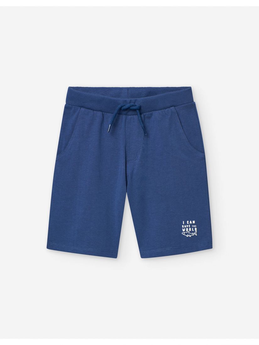 Βερμούδα μακό με τσέπες της σειράς βυθός μπλε