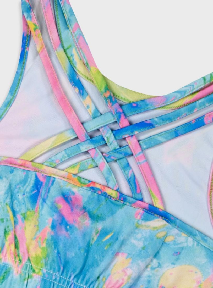 Σετ αθλητικό μπουστάκι με κολάν  τυρκουάζ