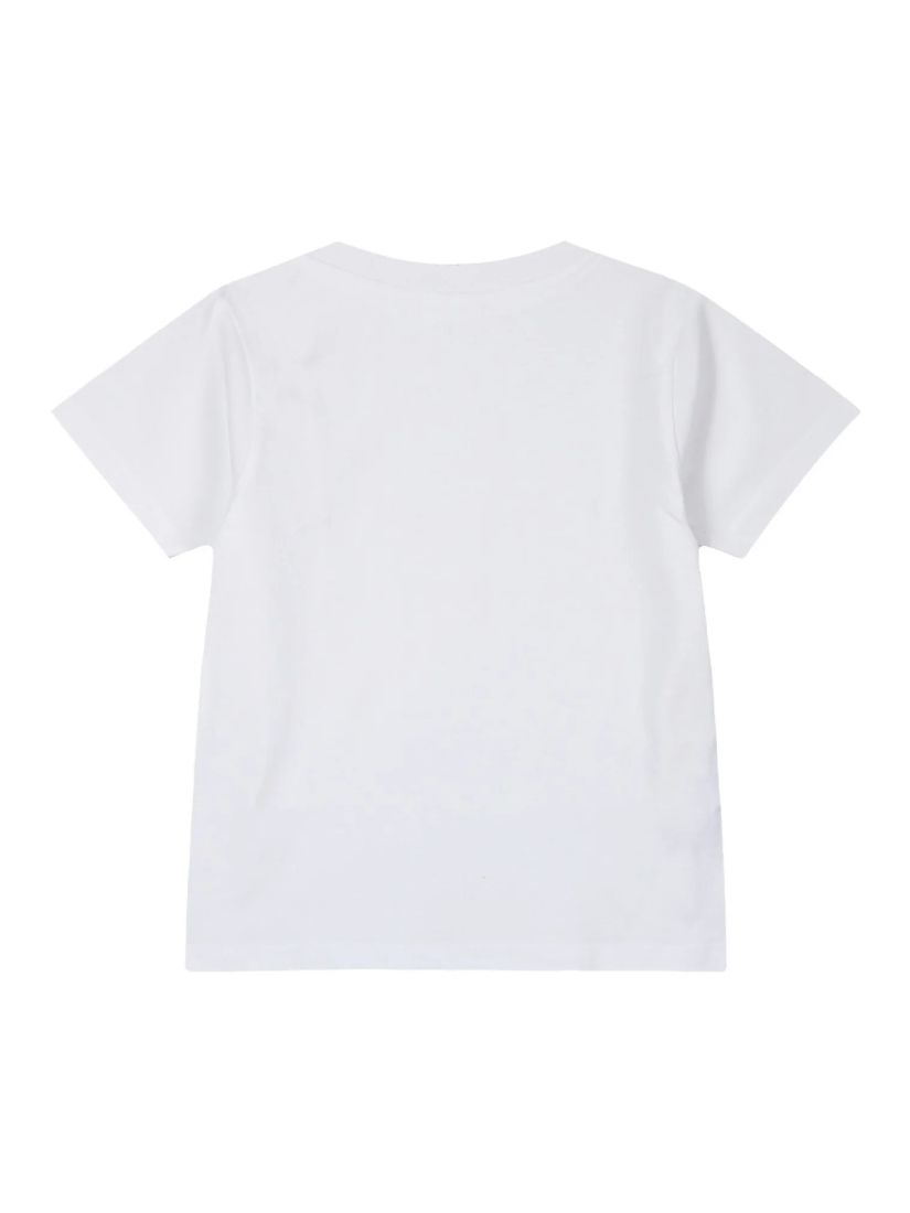 Φανελάκι Unisex κοντομάνικο μονόχρωμο- λευκό