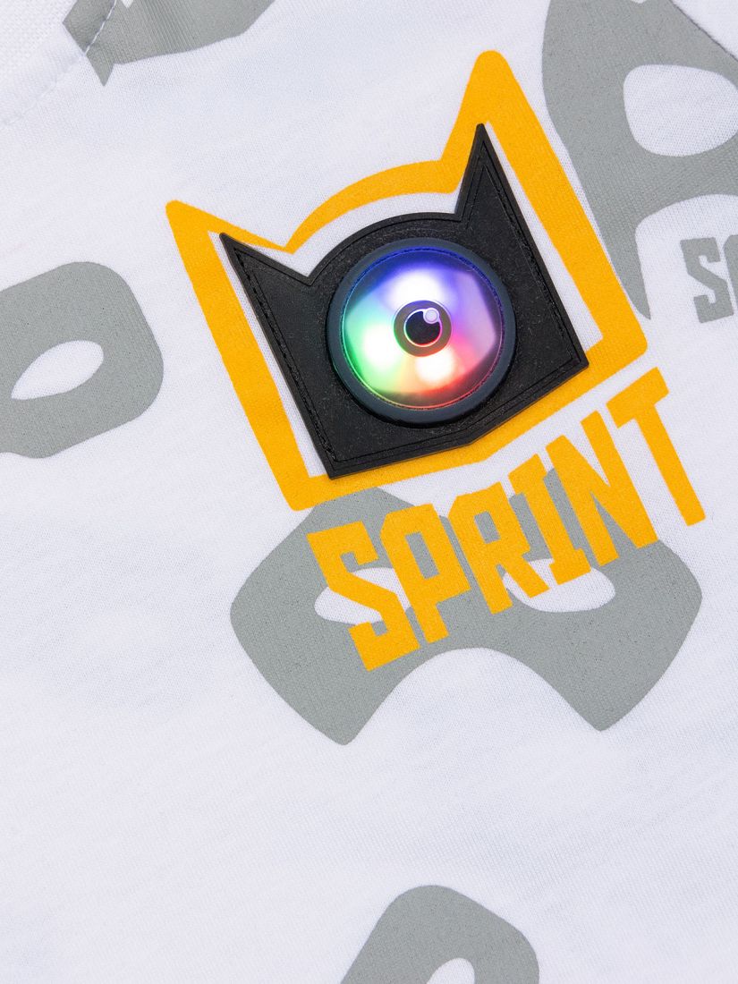 Σετ Batman μπλούζα με φωτάκι και βερμούδα κίτρινο