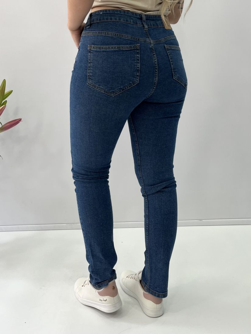 Jean slim fit μπλε