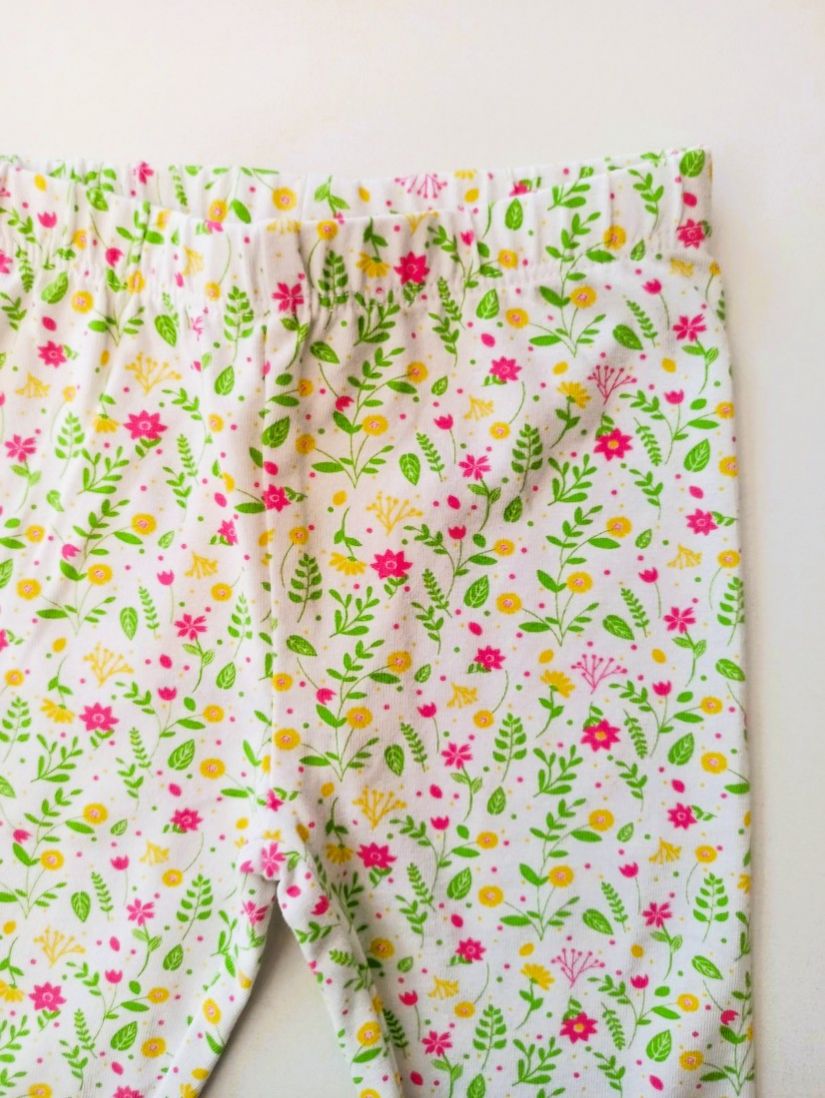 Βρεφική κολάν κάπρι βαμβακερό  κίτρινο