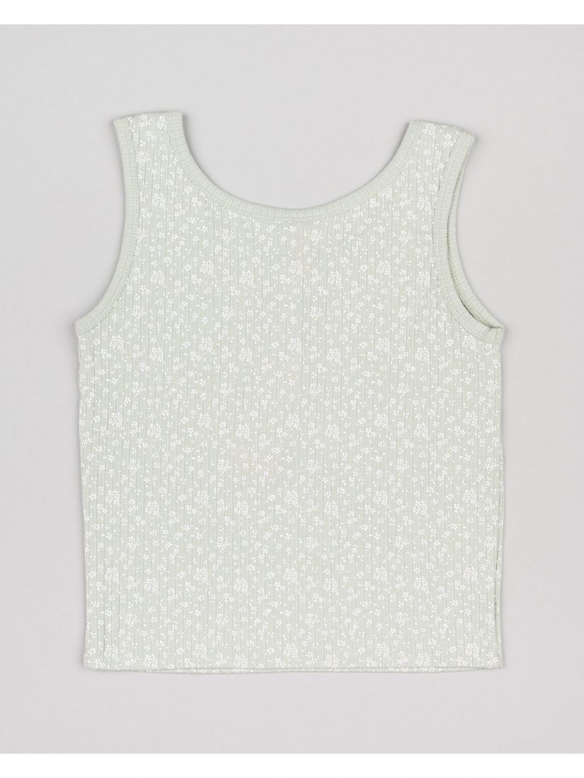 Μπλούζα αμάνικη βαμβακερή με διάφορα print μέντα