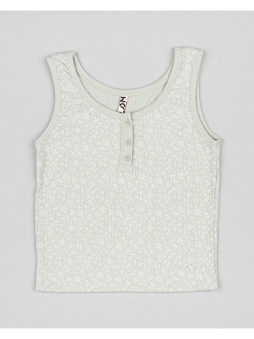 Μπλούζα αμάνικη βαμβακερή με διάφορα print μέντα