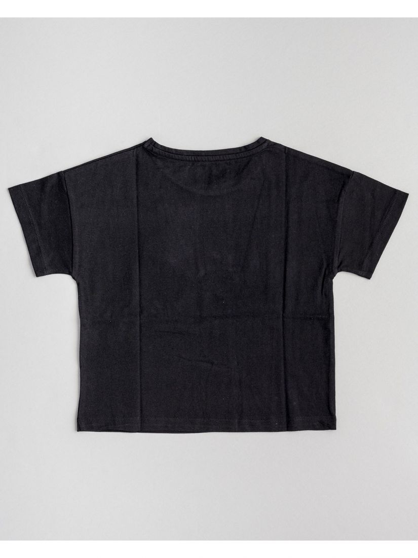 Μπλούζα κοντομάνικη με διάφορα print βαμβακερή μέντα