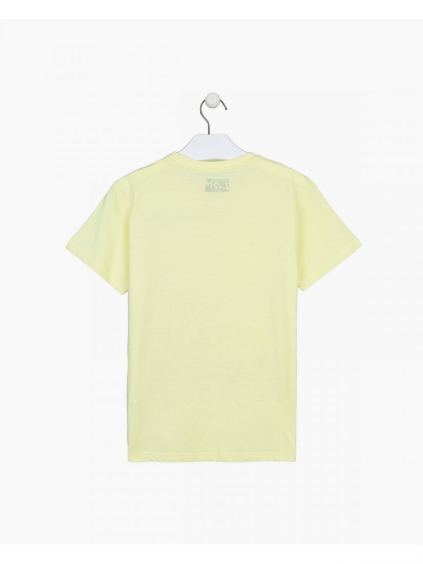 Μπλούζα κοντομάνικη βαμβακερή Losan Try με διάφορα print sun