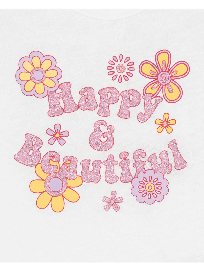 Σετ βρεφικό φλοράλ με κάπρι κολάν και glitter print  ροζ