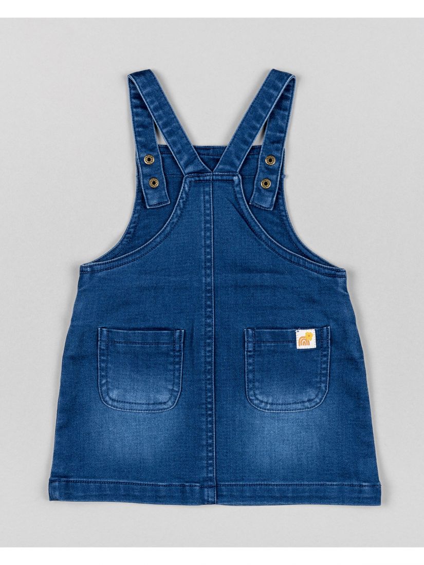 Σαλοπέτα με print πεταλούδα και τσέπες μπλε