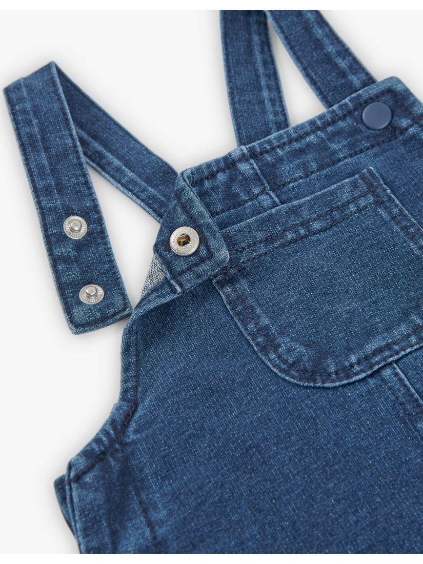 Σαλοπέτα φόρεμα  με καρδούλες  μπλε