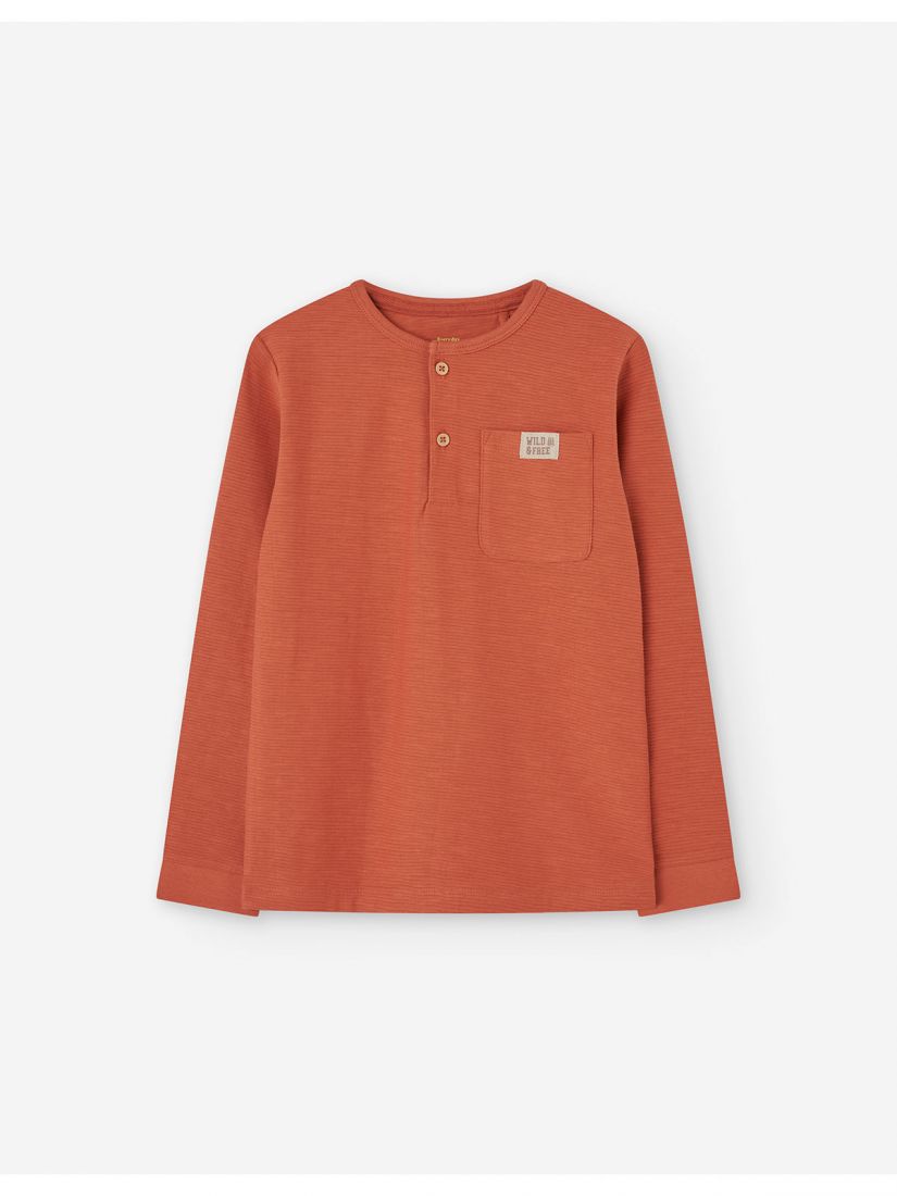 Μπλούζα μακρυμάνικη βαμβακερή με print LSN boy καμηλό