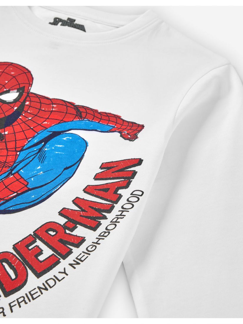 Μπλούζα Spiderman by Marvel jumping λευκό