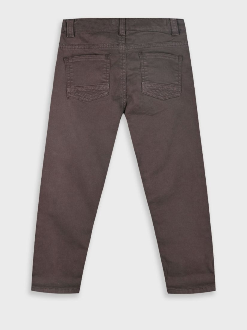 Παντελόνι chino πεντάτσεπο μονόχρωμο καφέ