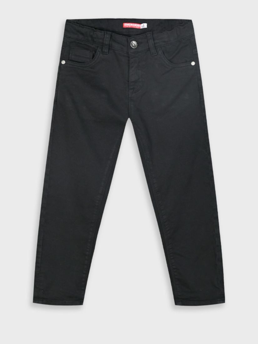 Παντελόνι chino πεντάτσεπο μονόχρωμο μαύρο