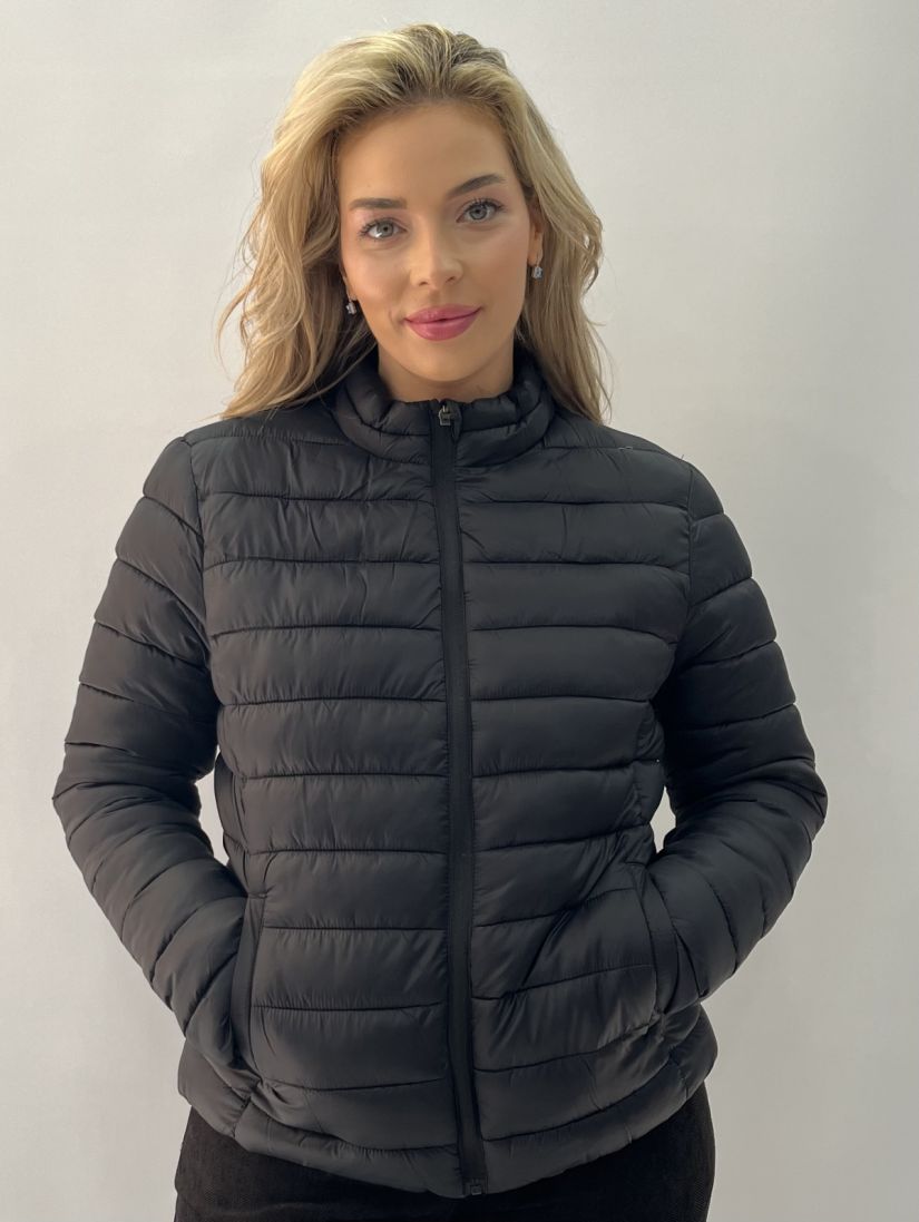 Μπουφάν puffer μαύρο