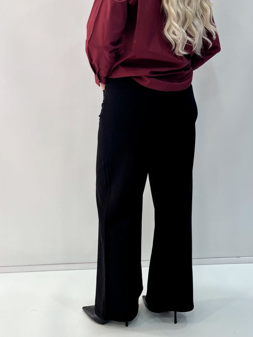 Παντελόνα jean ψηλόμεση μαύρο