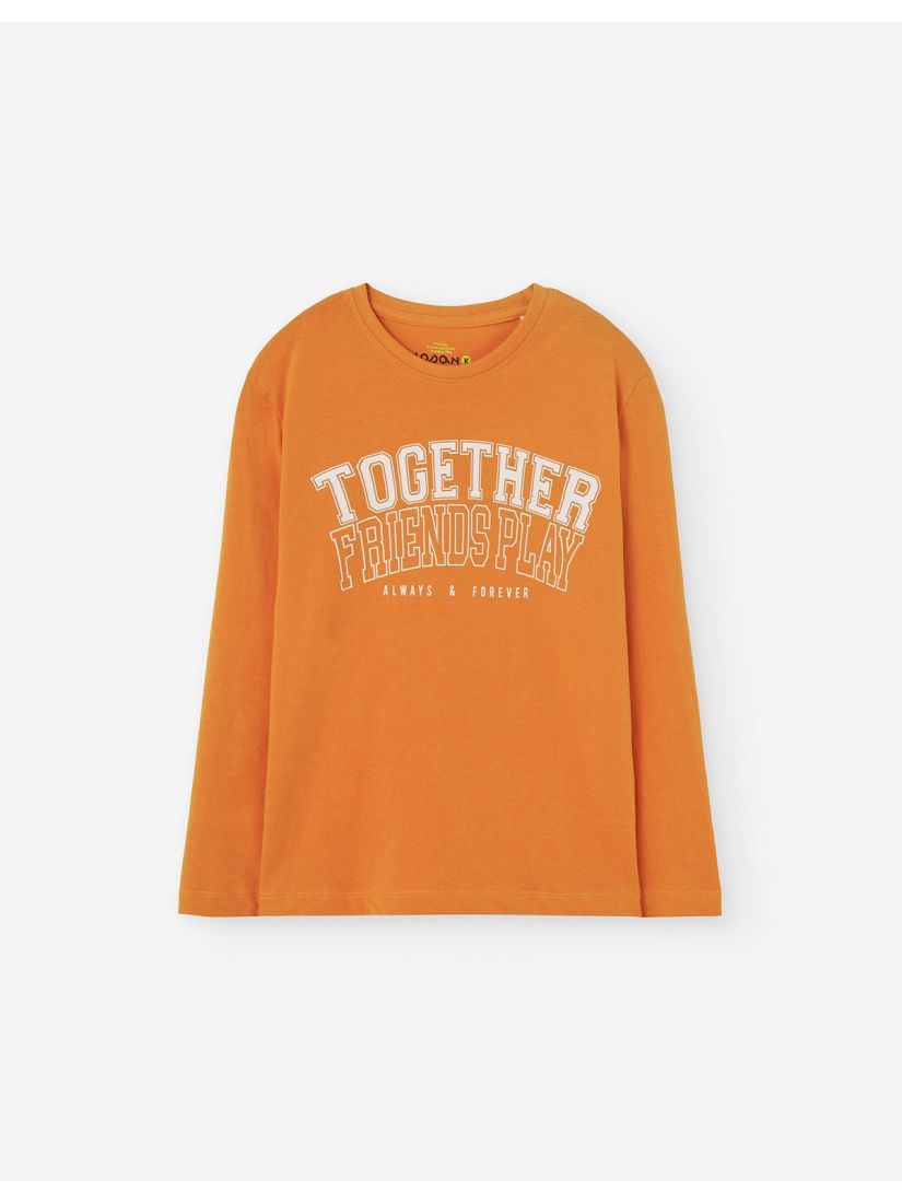 Μπλούζα μακρυμάνικη βαμβακερή με print LSN boy εκάι