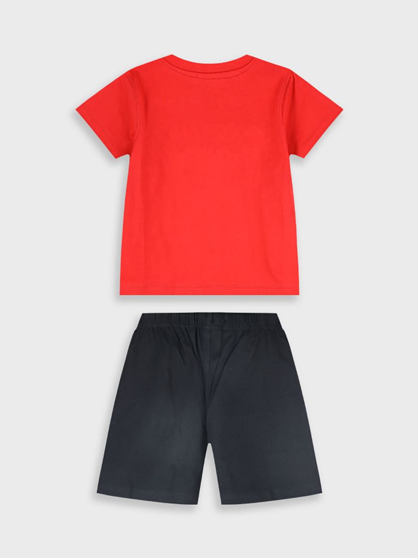 Σετ βαμβακερό με print the final score κόκκινο