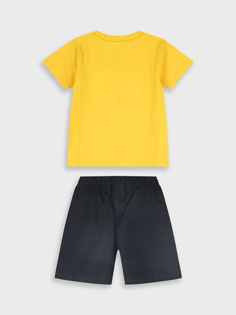 Σετ βαμβακερό με print the final score κίτρινο