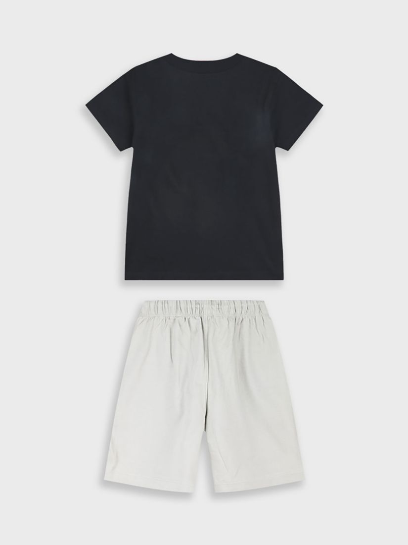 Σετ βαμβακερό με print energier's skater ανθρακί