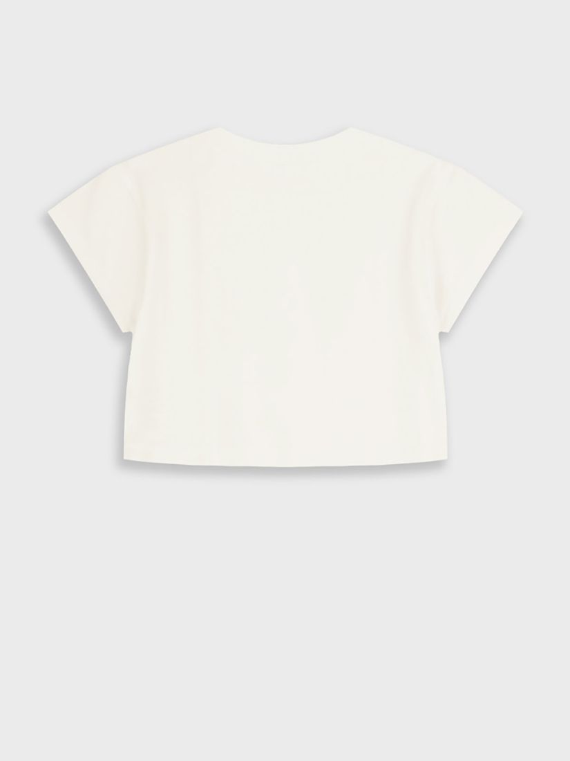 Μπλούζα κοντομάνικη με Print Chic μπεζ