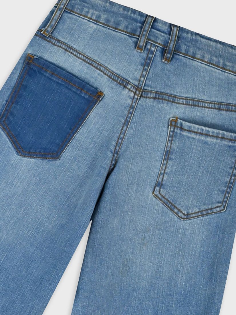 Παντελόνα τζιν wide leg μπλε