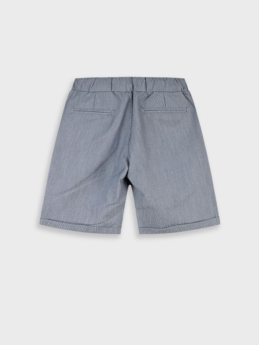 Βερμούδα με λάστιχο και τσέπες γκρι