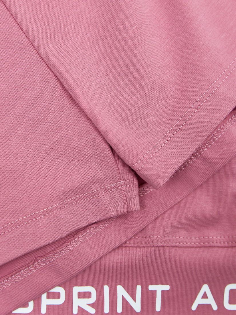 Σετ τοπ με άνοιγμα στην πλάτη και σορτς φούστα  ροζ