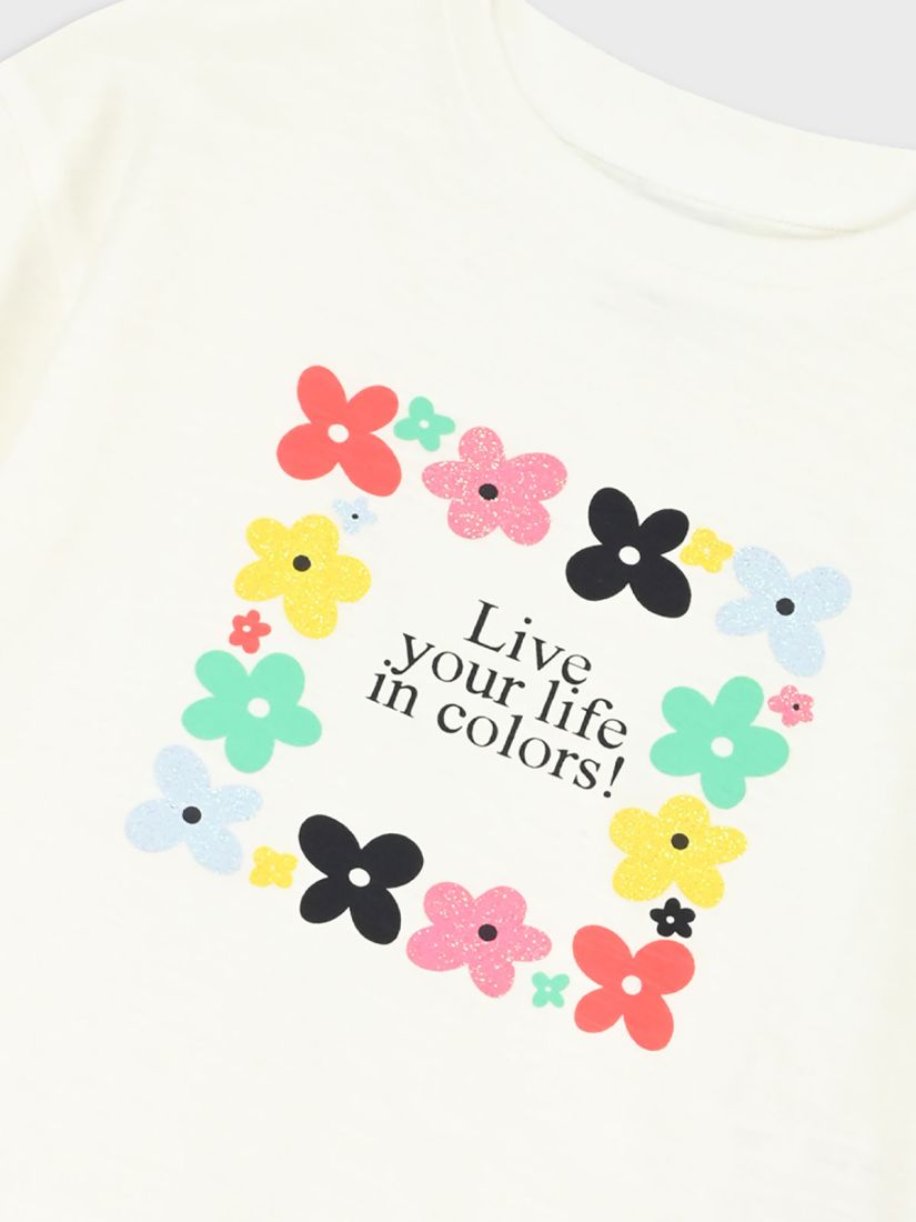 Σετ μπλούζα και κολάν print life in colors μέντα