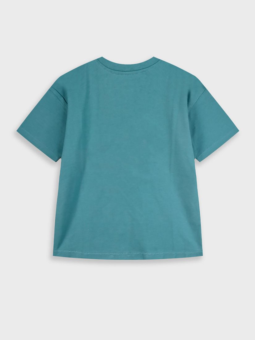 Μπλούζα με print enjoy life every day μέντα