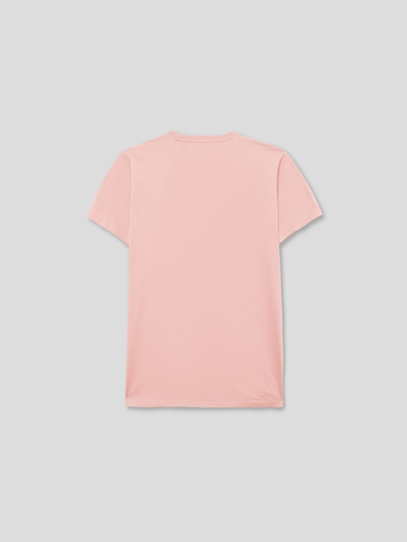 Μπλούζα ανδρική κοντομάνικη με κέντημα street monkey ροζ