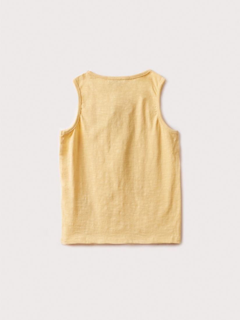 Μπλούζα αμάνικη μονόχρωμη κίτρινο