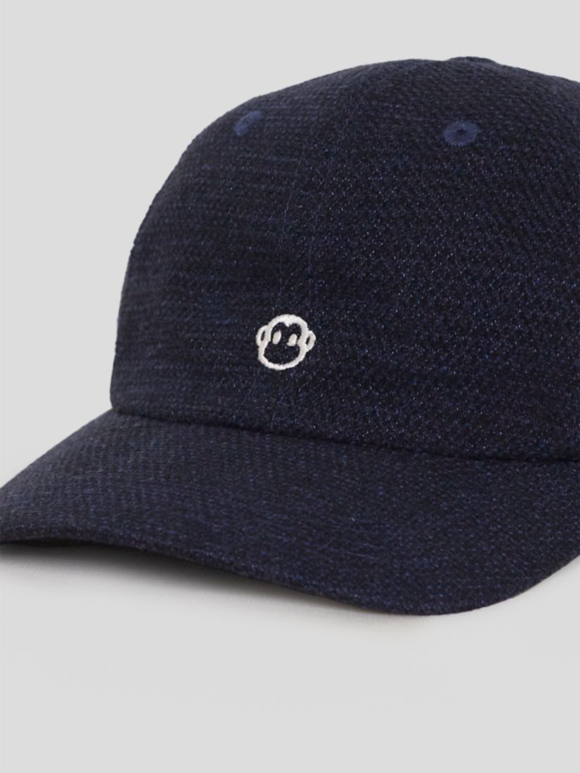 Καπέλο με κέντημα street monkey μπλε